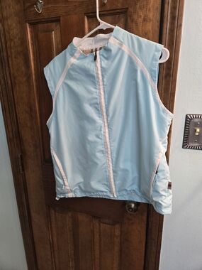 BURBERRY Sky Blue Golf Vest/Jacket